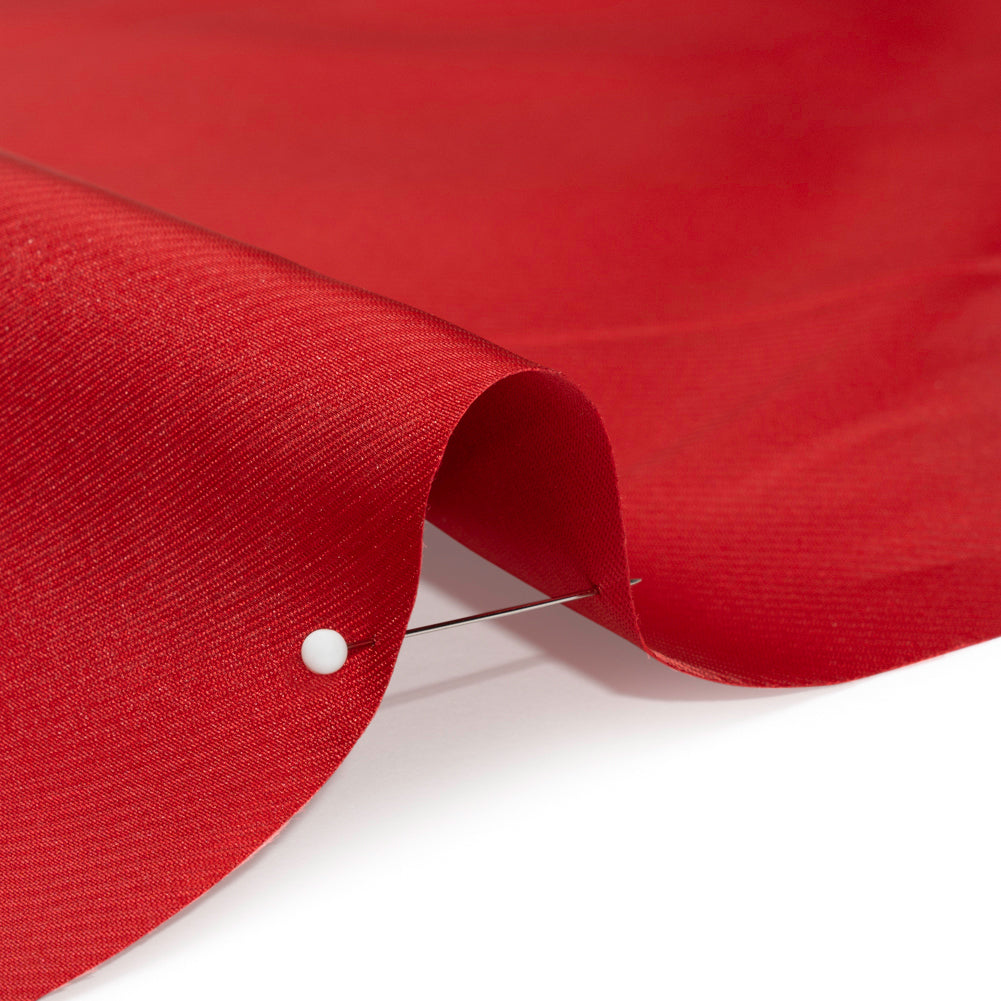 Luminous Polyester Mikado - Red - Verena Collection - Detail