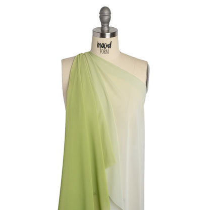 Ombre Polyester Chiffon - Lime - Sammi Collection Drape