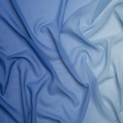 Ombre Polyester Chiffon - Sky - Sammi Collection