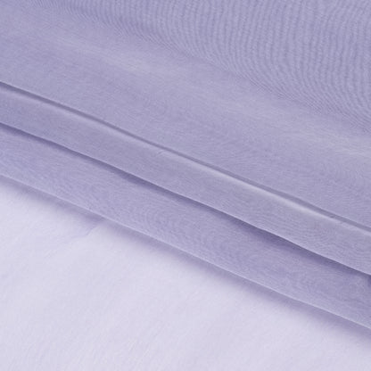 Chiffon-Like Silk Voile - Lavender and Silver Iridescent - Adelaide Collection