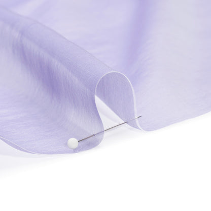 Chiffon-Like Silk Voile - Lavender and Silver Iridescent - Adelaide Collection