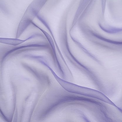 Chiffon-Like Silk Voile - Lavender and Silver Iridescent - Adelaide Collection