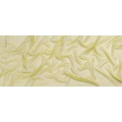 Adelaide Key Lime and White Iridescent Chiffon-Like Silk Voile