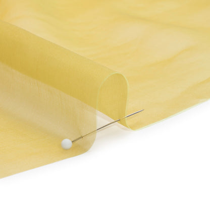 Chiffon-Like Silk Voile - Citron Iridescent - Adelaide Collection