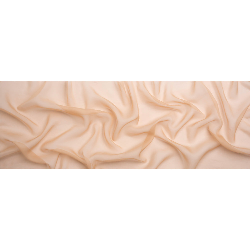 Chiffon-Like Silk Voile - Nude - Adelaide Collection - Full
