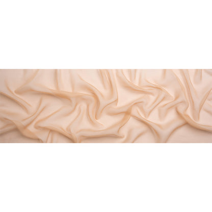 Chiffon-Like Silk Voile - Nude - Adelaide Collection