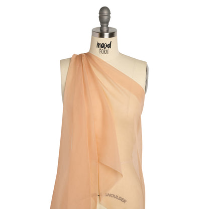 Chiffon-Like Silk Voile - Nude - Adelaide Collection