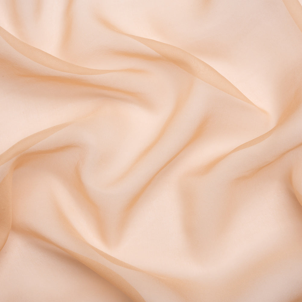 Chiffon-Like Silk Voile - Nude - Adelaide Collection