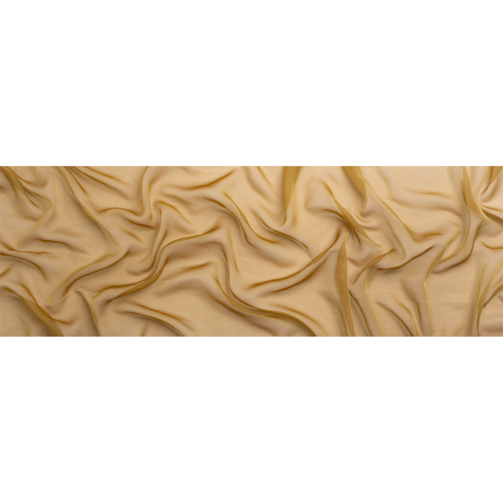 Chiffon-Like Silk Voile - Maize Iridescent - Adelaide Collection - Full