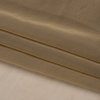 Chiffon-Like Silk Voile - Dark Khaki Iridescent - Adelaide Collection
