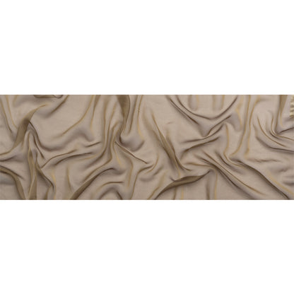 Chiffon-Like Silk Voile - Dark Khaki Iridescent - Adelaide Collection