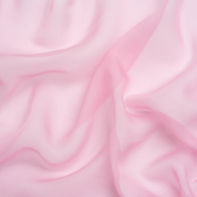 Chiffon-Like Silk Voile - Carnation - Adelaide Collection