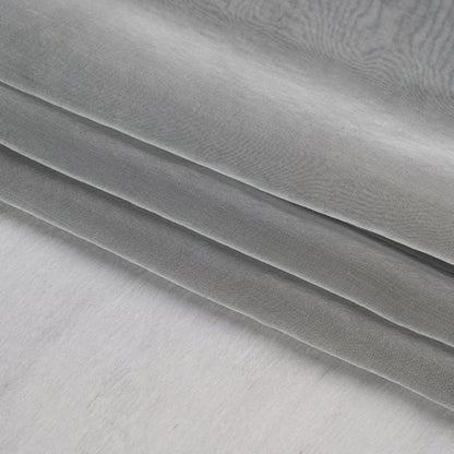 Chiffon-Like Silk Voile - Steel Iridescent - Adelaide Collection