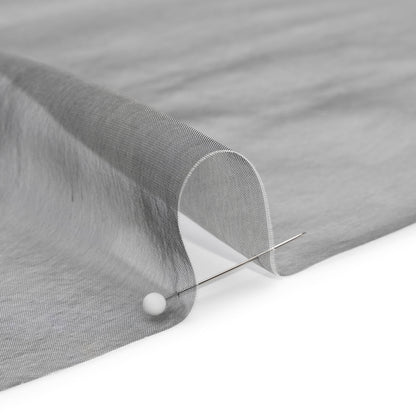 Chiffon-Like Silk Voile - Steel Iridescent - Adelaide Collection