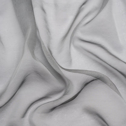 Chiffon-Like Silk Voile - Steel Iridescent - Adelaide Collection