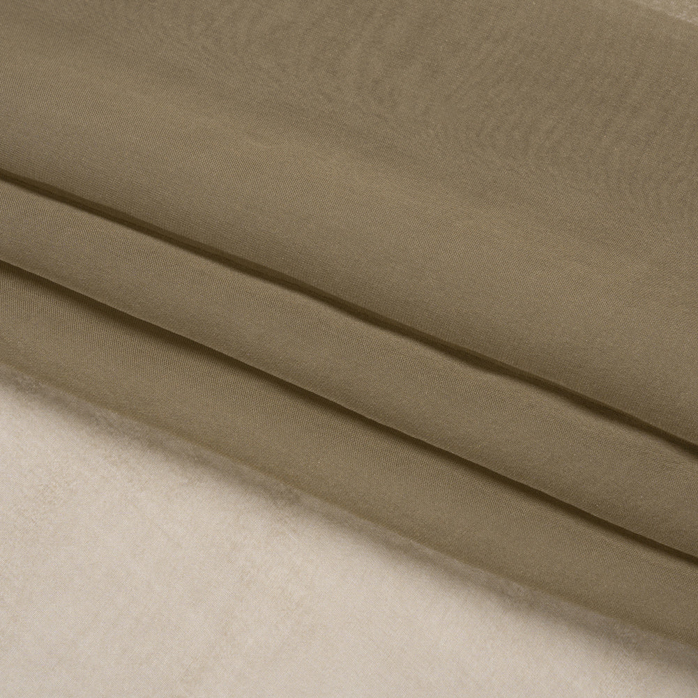 Chiffon-Like Silk Voile - Mole - Adelaide Collection - Folded