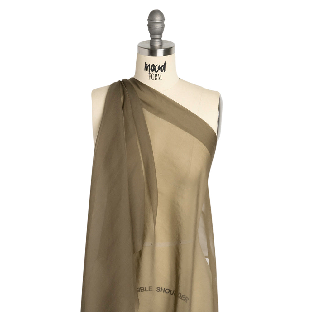 Chiffon-Like Silk Voile - Mole - Adelaide Collection - Drape