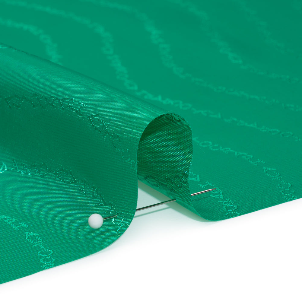 Autograph Jacquard Lining - Spearmint Green Tonal Detail