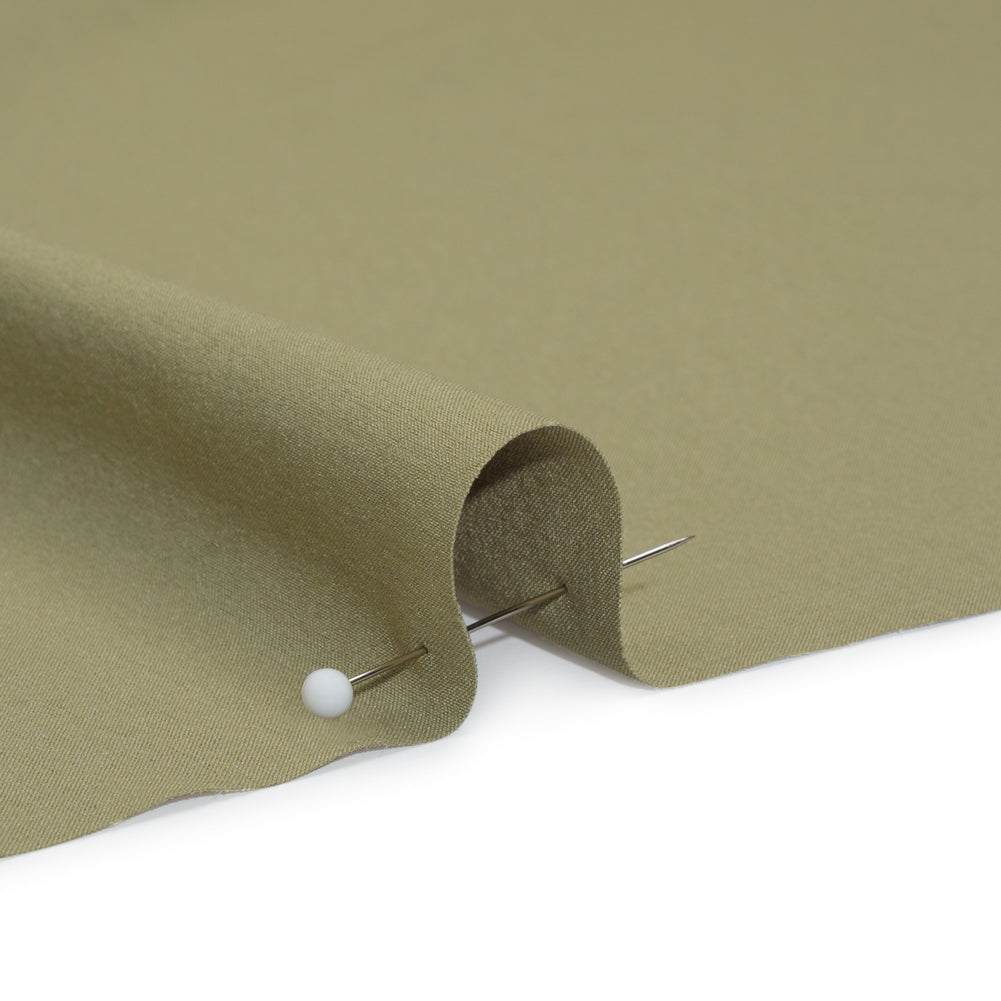 Stretch Polyester Woven - Sage Green Detail