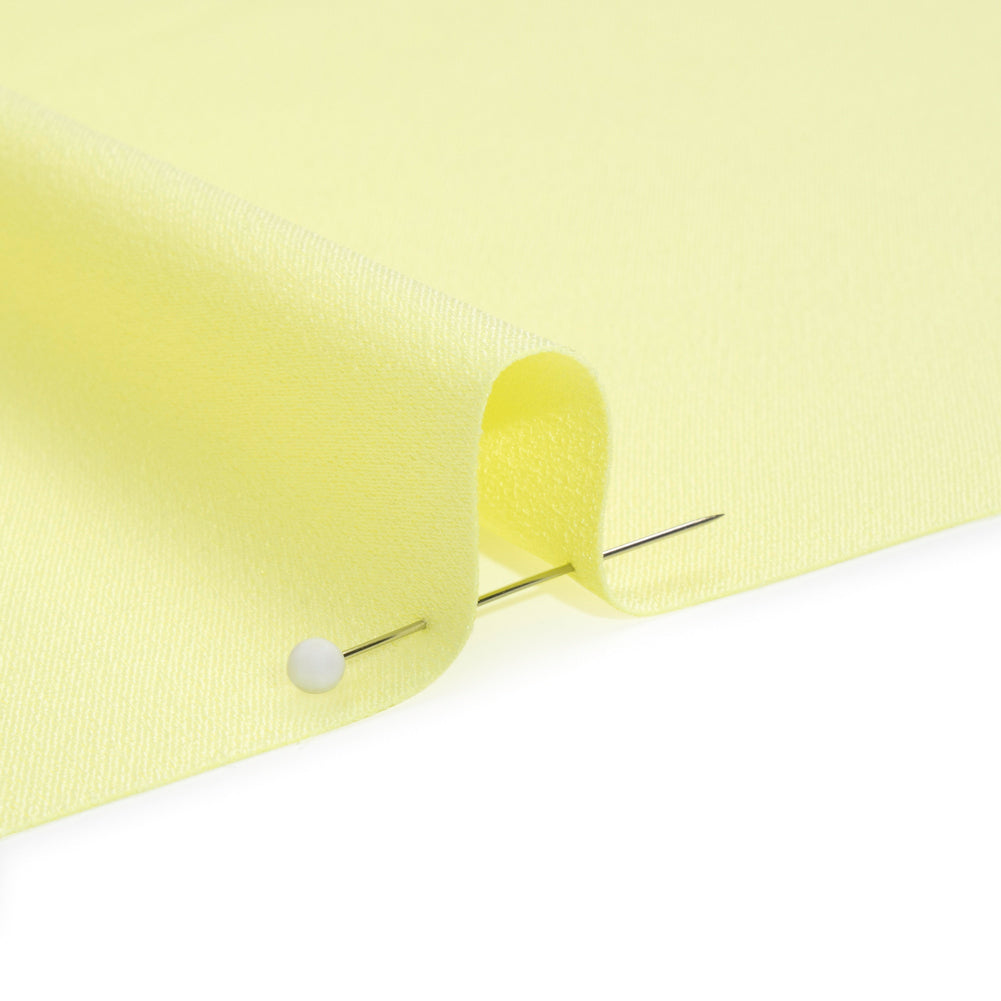 Alex Perry Pastel Yellow Crepe Back Satin Detail