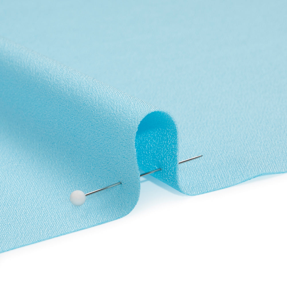 Alex Perry Soft Blue Crepe Back Satin Detail