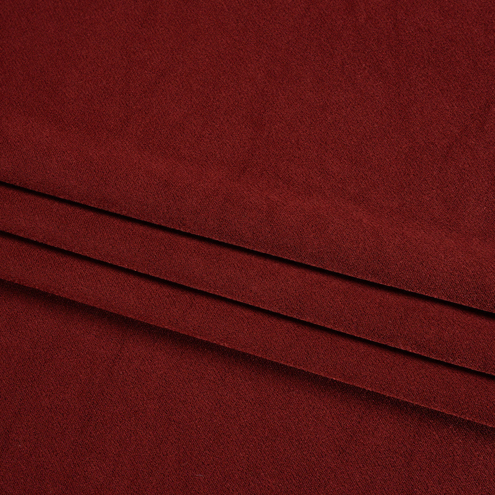 Alex Perry Bordeaux Crepe Back Satin Folded