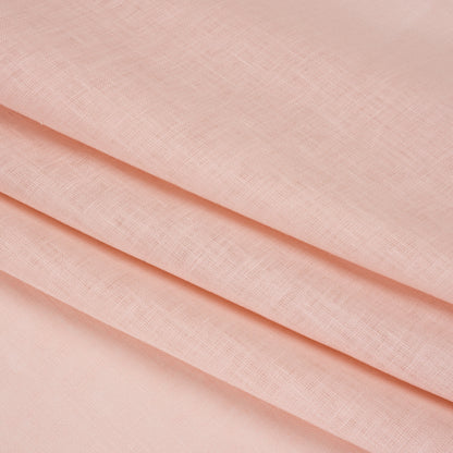 Famous Australian Designer Shell Pink Lightweight Linen Woven Folded