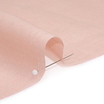 Famous Australian Designer Shell Pink Lightweight Linen Woven Detail