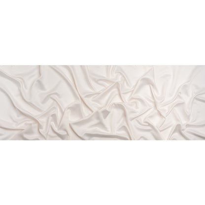 Famous Australian Designer Off White Polyester Satin Full