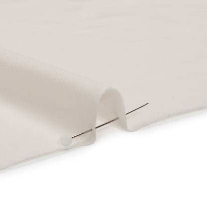Famous Australian Designer Off White Stretch Polyester Jersey Detail