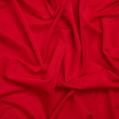 Famous Australian Designer Crimson Stretch Polyester Jersey