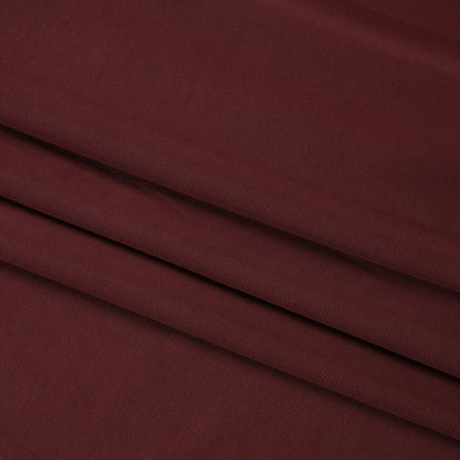 Famous Australian Designer Mahogany Stretch Polyester Jersey Folded
