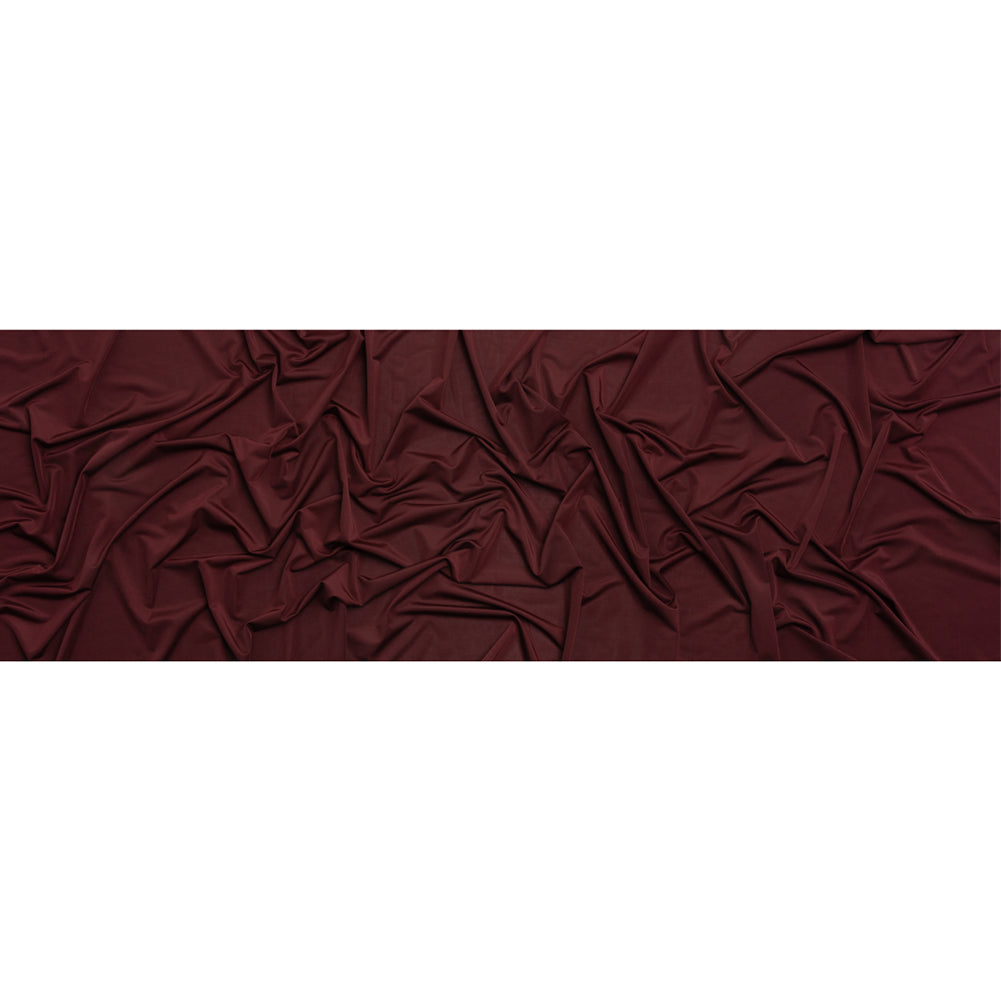 Famous Australian Designer Mahogany Stretch Polyester Jersey Full