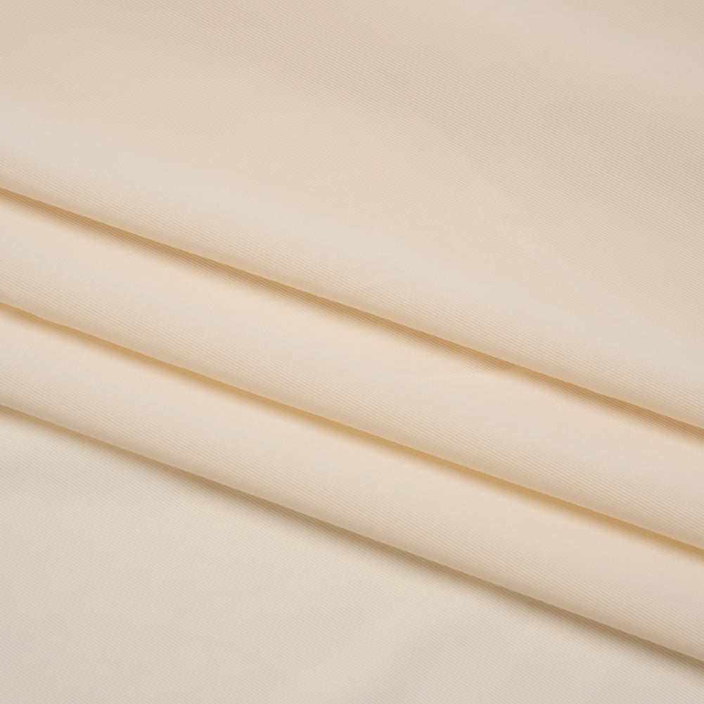 Famous Australian Designer Cream Stretch Polyester Jersey Folded