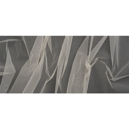 Famous Australian Designer Cream Stiff Polyester Tulle Full