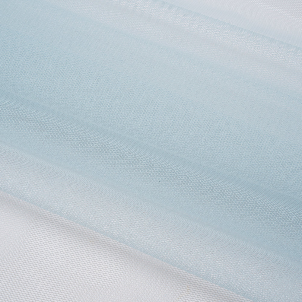 Famous Australian Designer Pale Blue Polyester Tulle Folded
