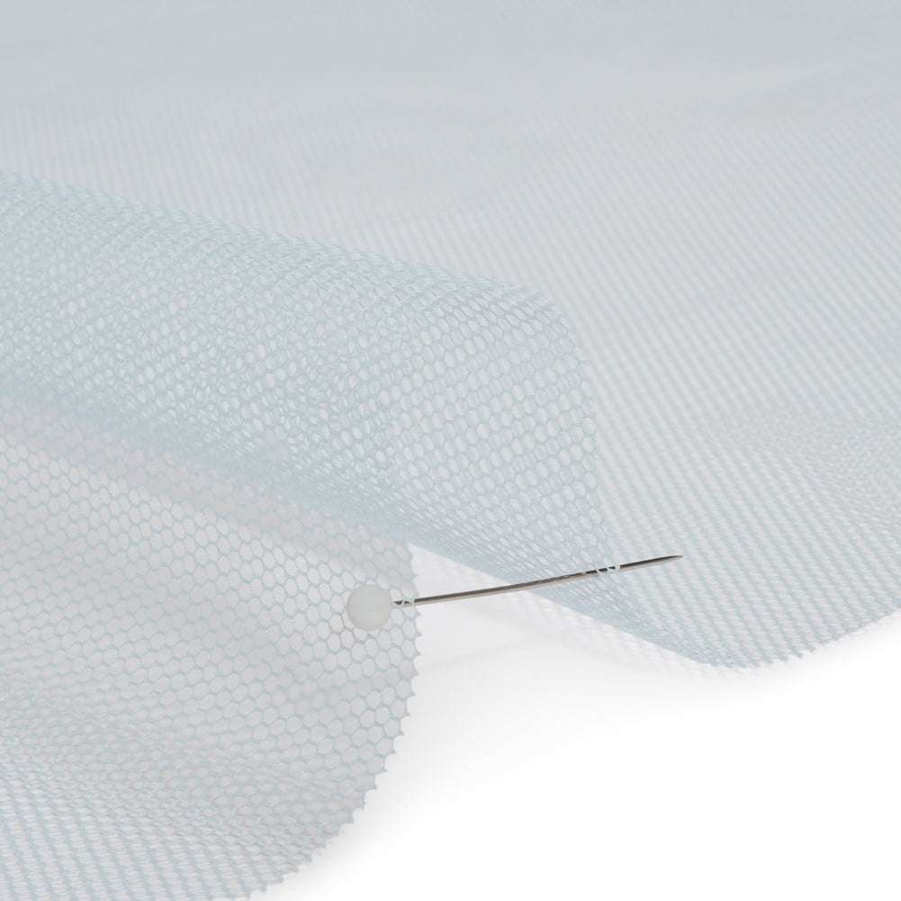 Famous Australian Designer Pale Blue Polyester Tulle Detail