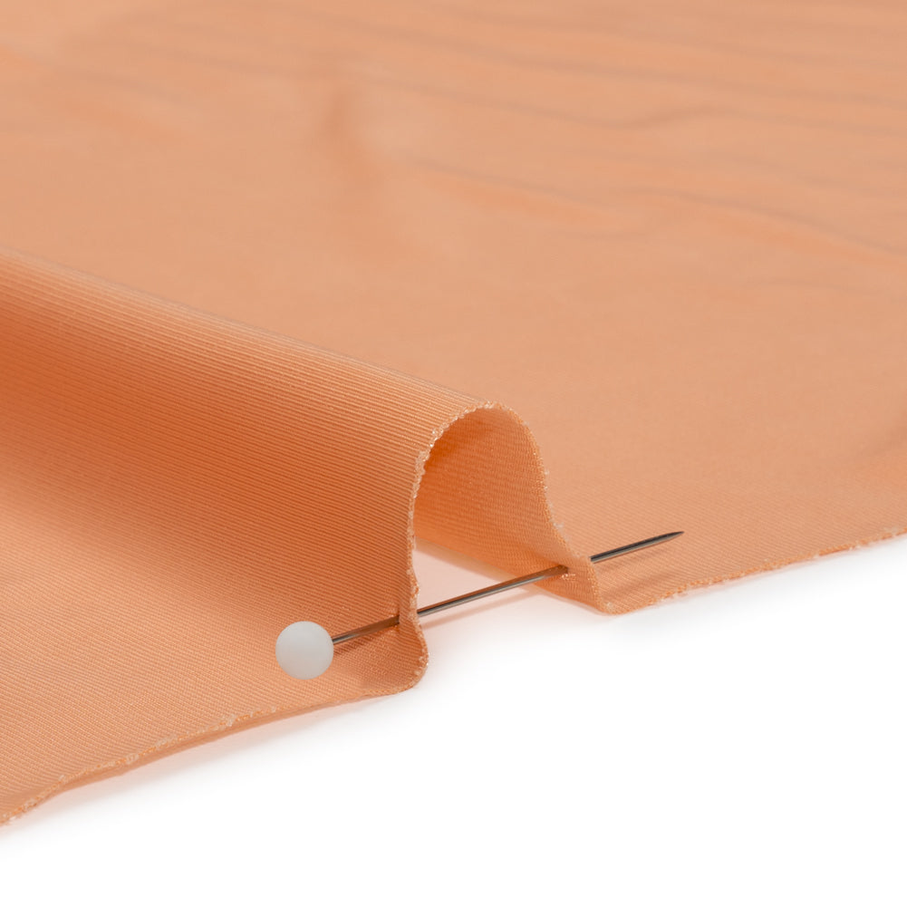 Famous Australian Designer Peach Stretch Polyester Jersey Detail