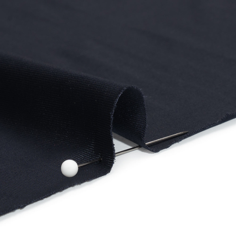 Famous Australian Designer Ink Stretch Polyester Jersey Detail