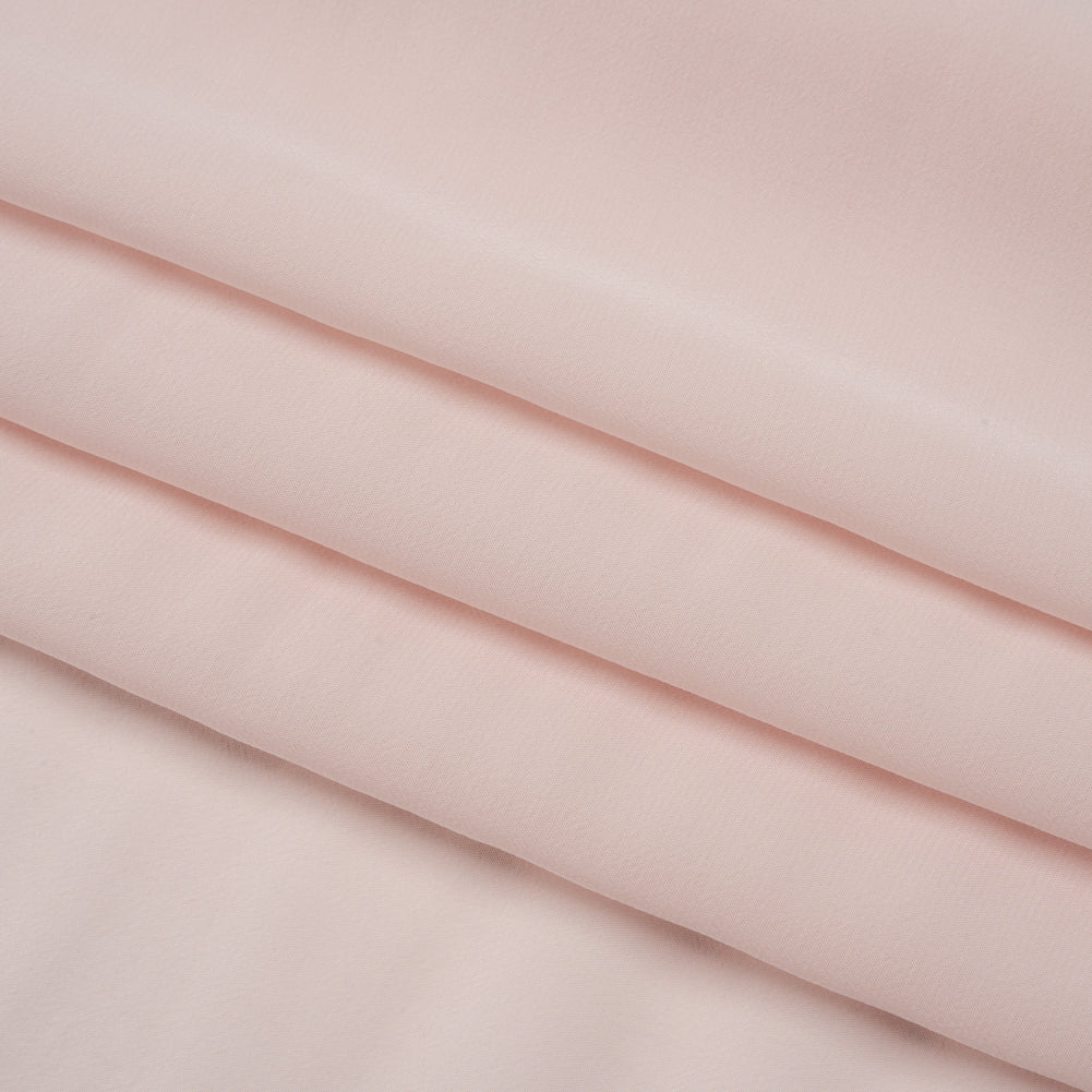 Famous Australian Designer Pale Mauve Viscose Crepe de Chine Folded