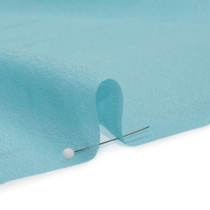 Famous Australian Designer Sky Blue Viscose Georgette Detail