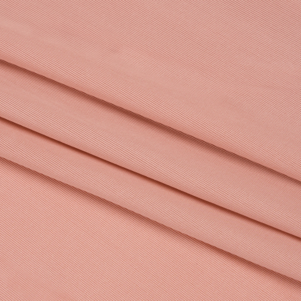 Famous Australian Designer Rose Stretch Polyester Jersey Folded
