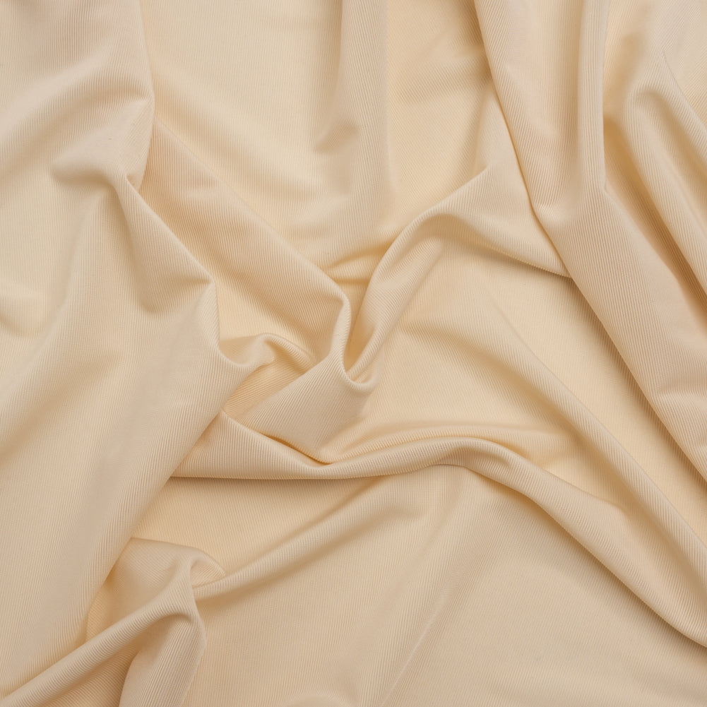 Famous Australian Designer Light Beige Stretch Polyester Jersey