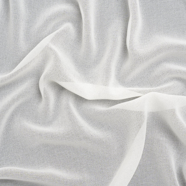 Famous Australian Designer Egret Polyester Georgette