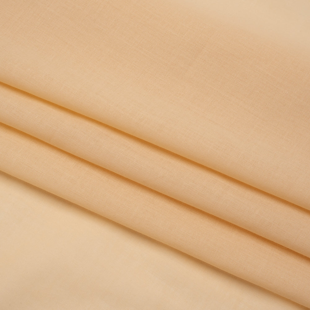 Famous Australian Designer Beige Cotton Voile Folded