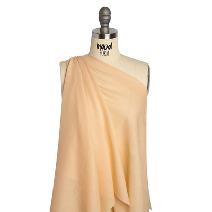 Famous Australian Designer Beige Cotton Voile Drape