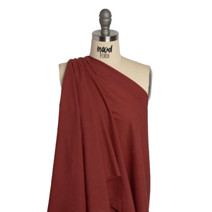 Famous Australian Designer Brick Cotton Voile Drape
