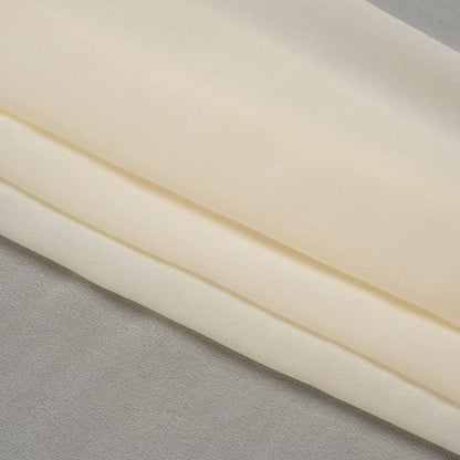 Famous Australian Designer Cream Viscose Georgette Folded