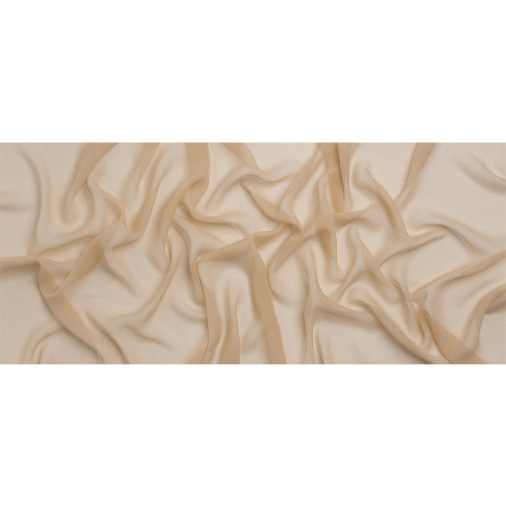 Famous Australian Designer Buff Silk Georgette Full