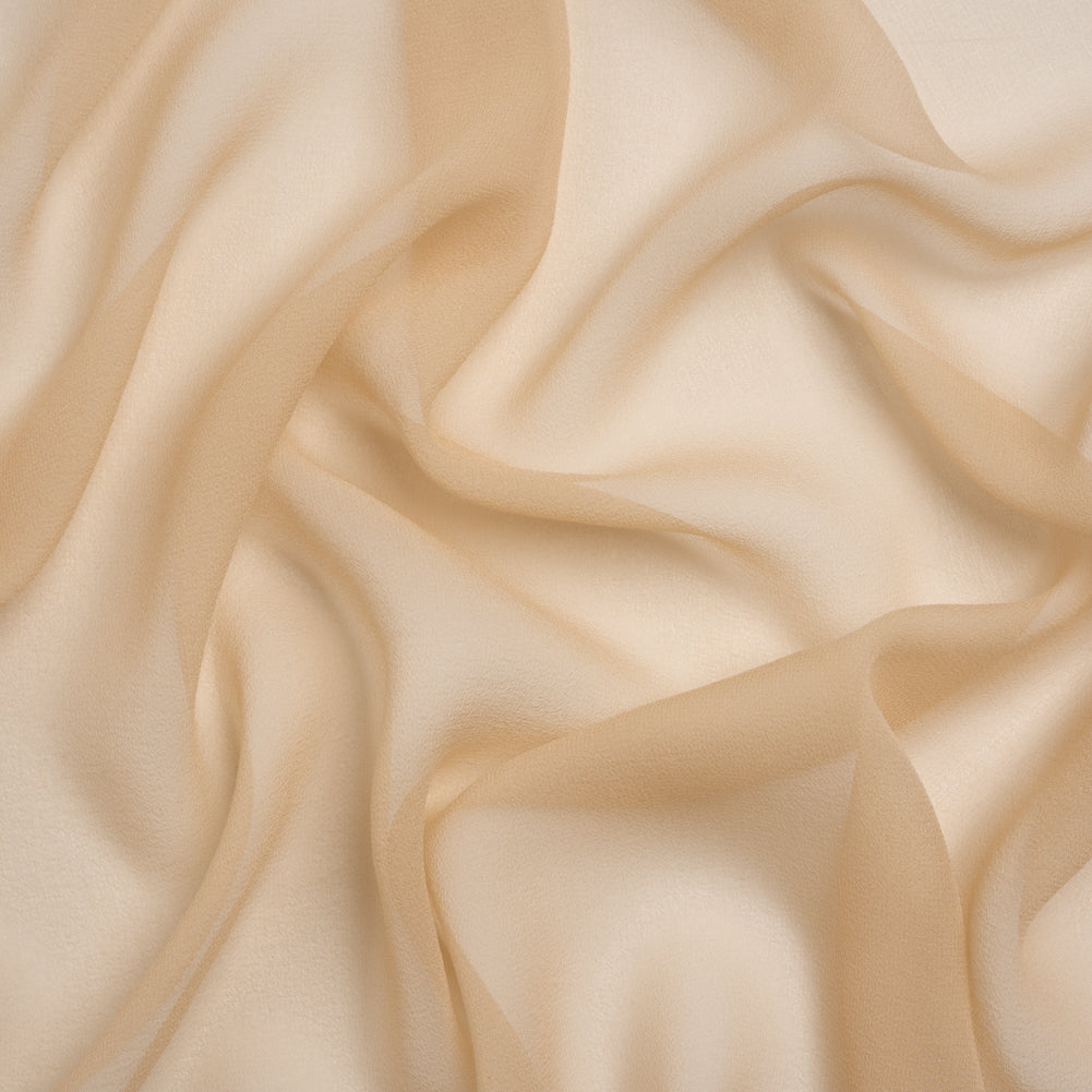 Famous Australian Designer Buff Silk Georgette